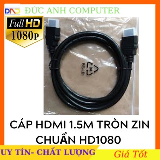 Hình ảnh Cáp HDMI Tròn Zin 1.5m Chuẩn full HD 1080-
