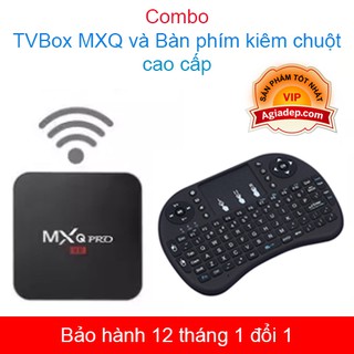 Hình ảnh TVbox tivi box MXQ chip S905W xịn + Bàn phím Kiêm chuột mini - (0003+0004)