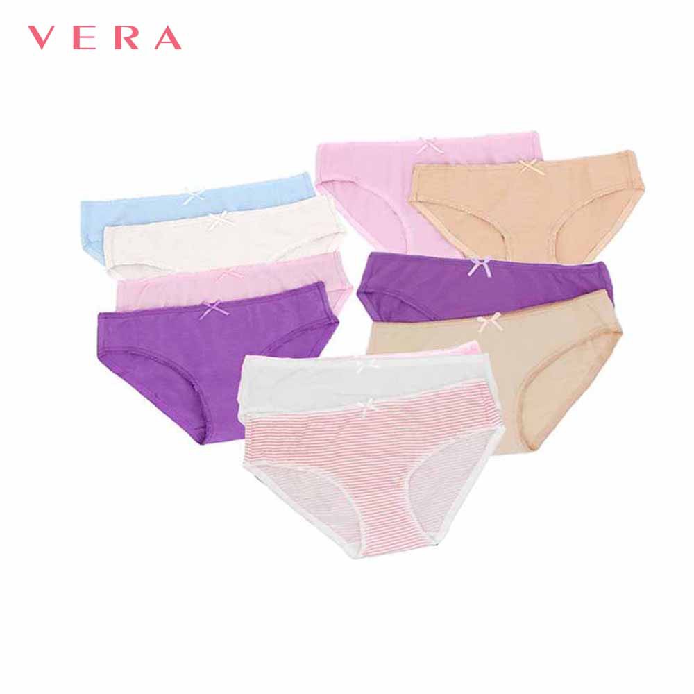 Combo 06 quần lót nữ cotton có họa tiết VERA 8397 #3
