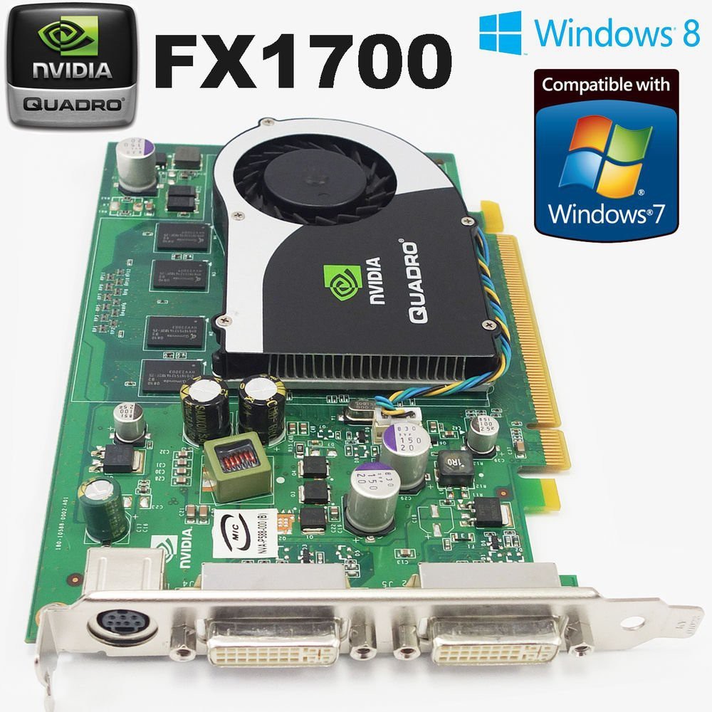 Hàng nhập khẩu từ Mỹ/Nhật- Card Màn Hình NVIDIA Quadro FX1700 512MB 128B R2 - Chơi game online #2