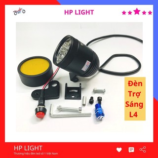 Hình ảnh Đèn Trợ Sáng L4 Siêu Sáng lắp Xe Máy - Hàng Chính Hãng -Trợ Sáng L4 HP Light BMU