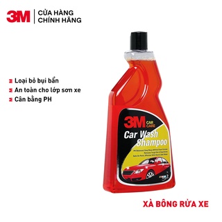 Hình ảnh [Voucher giảm 20%] Tặng miếng thơm - Xà Bông Rửa Xe 3M Car Wash Shampoo 1L chính hãng