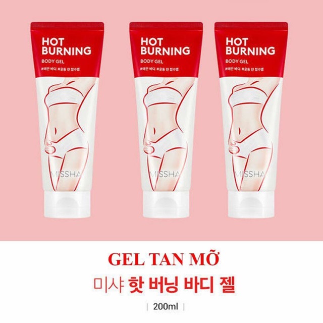 Gel tan mỡ body Missha Hot Burning Perfect Body Gel #6