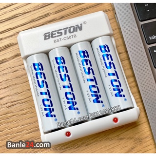 Hình ảnh Combo pin AA/AAA kèm sạc hoặc pin riêng hãng Beston giá siêu tốt, bảo hành 1 tháng | Mic không dây, máy ảnh, điều khiển