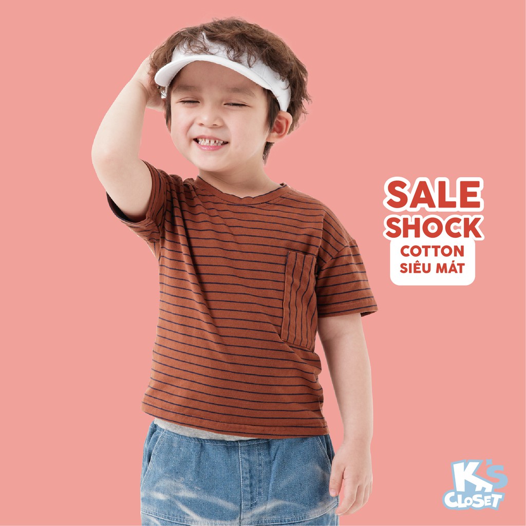 Áo Phông Cộc Tay Bé Trai (1-6 Tuổi) K's Closet B001TES / B023TES HD #8