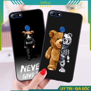 Hình ảnh Ốp Huawei Y7 Prime 2018 / Y7 Pro 2018 In hình họa tiết thương hiệu thời trang, gấu kute kool ngầu