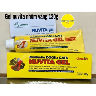 Hình ảnh Nuvita gel 120g bổ sung dinh dưỡng cho chó mèo biếng ăn