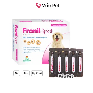 Hình ảnh Nhỏ gáy Fronil Spot cho chó mèo loại bỏ ve, rận, bọ chét - Nhỏ gáy chó mèo Vẩu Pet Shop