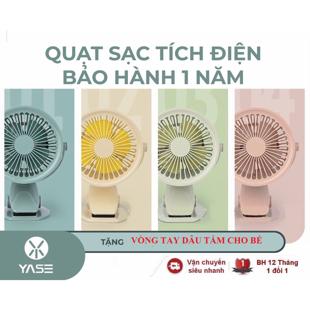 Quạt kẹp xe đẩy Cho bé thương hiệu Yase chuẩn nội địa Trung #7