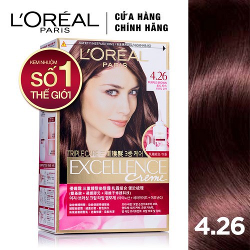 Màu nhuộm dưỡng tóc phủ bạc L'Oreal Paris Excellence Crème 172ml #7