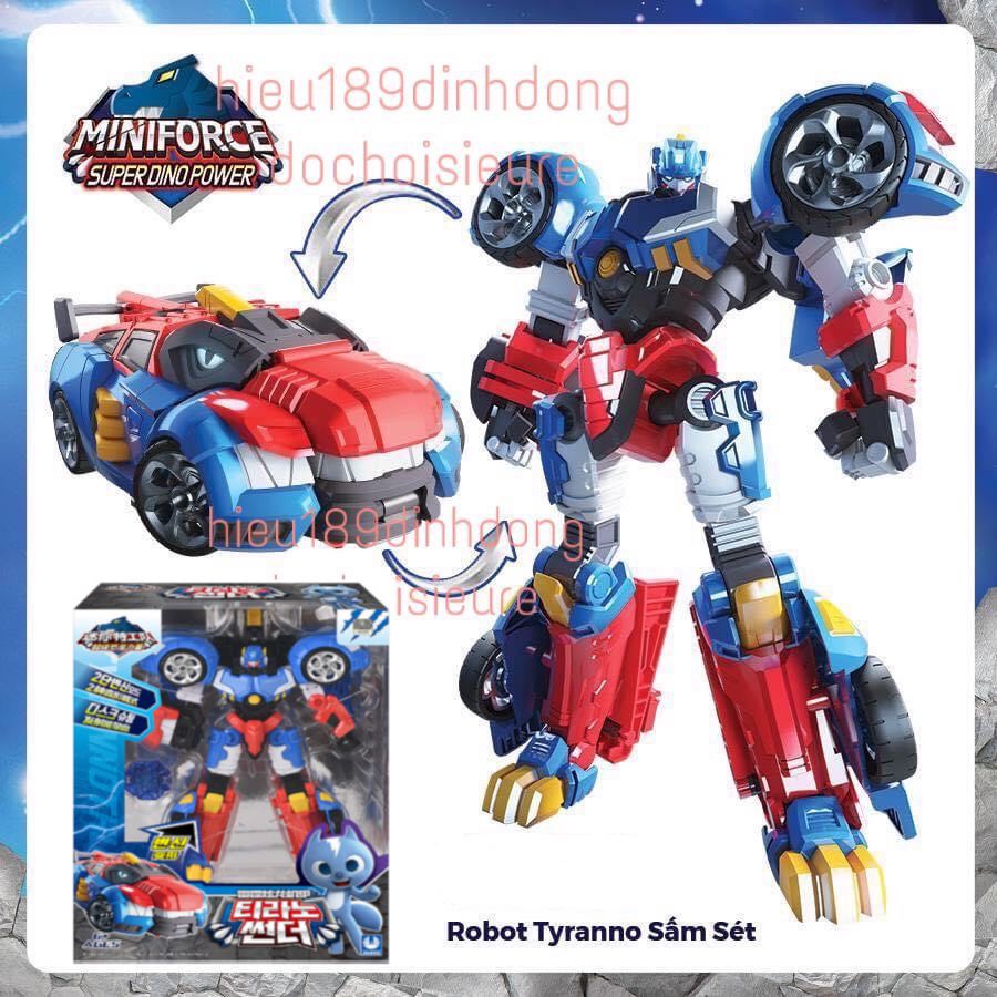 Robot Tyranno Sấm sét MINIFORCE 3 BIỆT ĐỘI SIÊU NHÂN NHÍ
