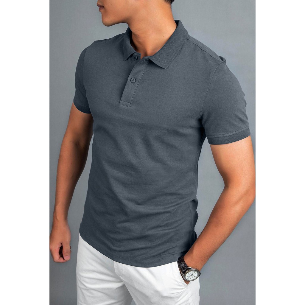 [Mã 157FASHIONSALE giảm 100% đơn 150K] Áo thun nam POLO trơn chất liệu