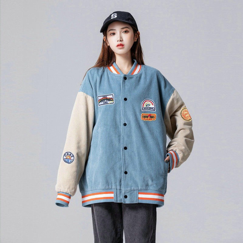 Áo khoác bomber vải nhung