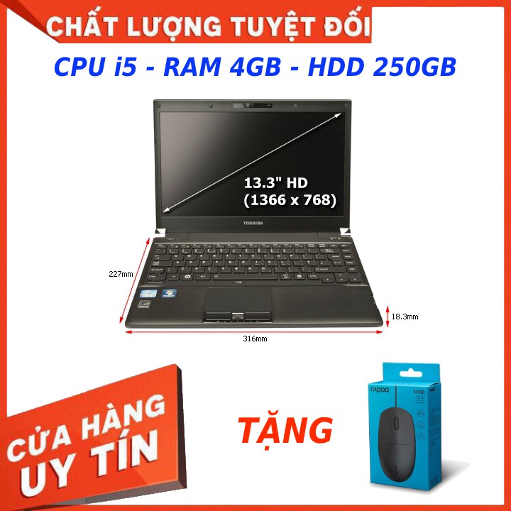 (Hàng nhập khẩu) Máy tính nhập khẩu từ Nhật -Laptop Toshiba siêu mượt, cực bền- máy chạy cực kỳ bền #5