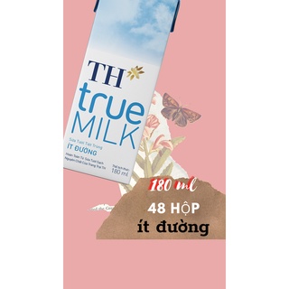 Hình ảnh 24 hộp sữa TH True Milk 180 ml có đường/ không đường/ ít đường