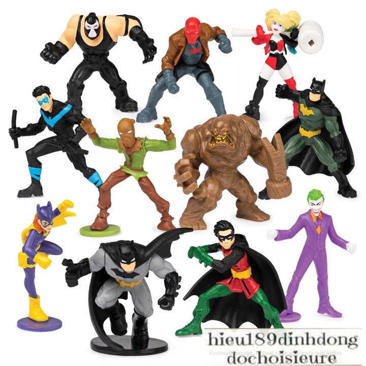 Mô hình các nhân vật DC batman joker full box chính hãng spin master (Khách hàng caht chọn mẫu)