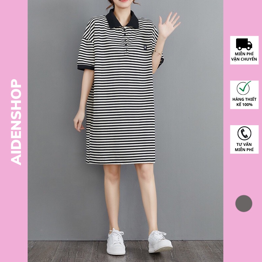 Váy bầu đẹp thiết kế Aidenshop đầm bầu công sở suông thời trang freesize 40-68kg