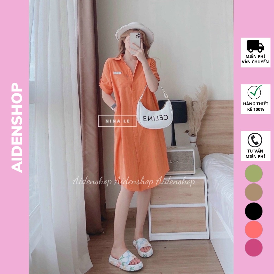 Váy bầu thiết kế đẹp Aidenshop đầm bầu thời trang suông