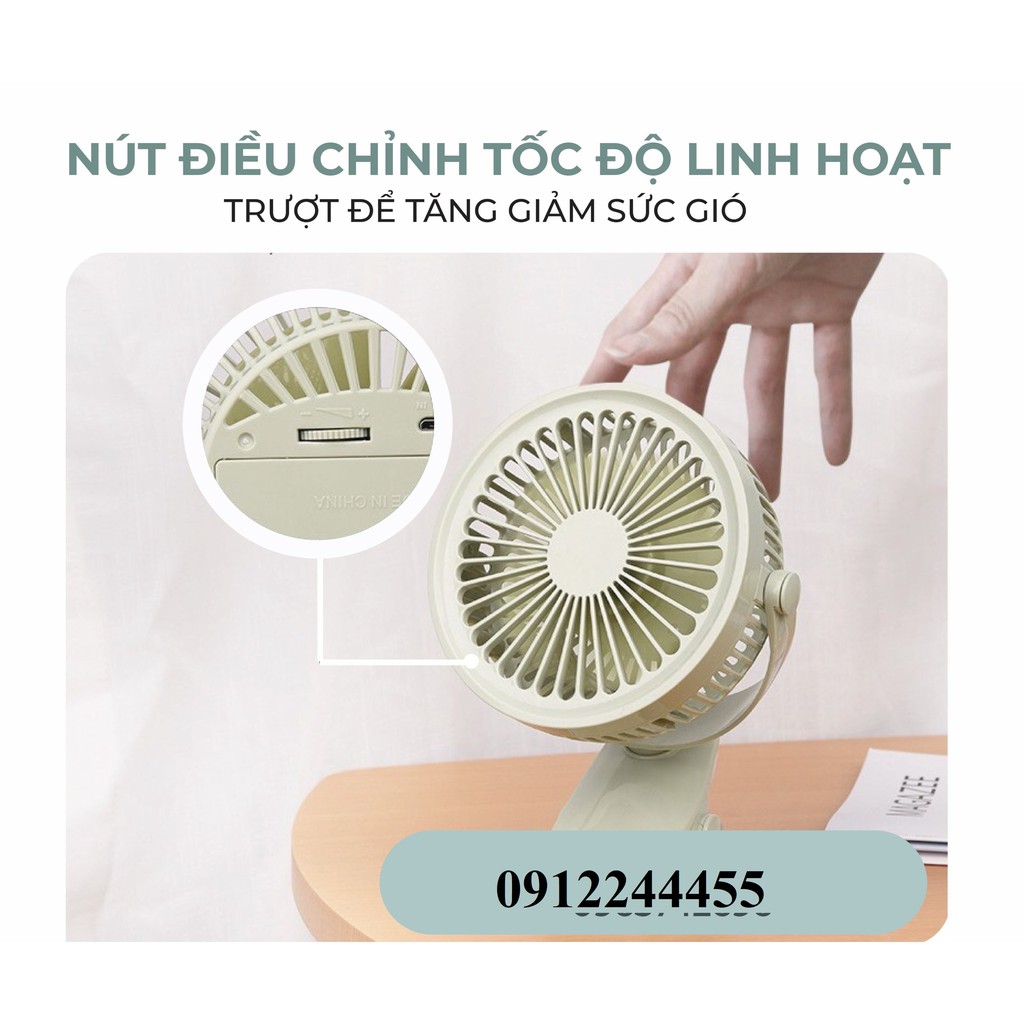 Quạt kẹp xe đẩy Cho bé thương hiệu Yase chuẩn nội địa Trung #7