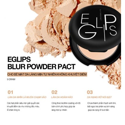 Phấn Phủ Dạng Nén Eglips Blur Powder Pact 9g #8