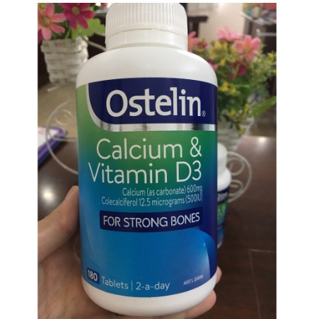 Viên Uống Canxi Cho Bà Bầu Ostelin Calcium & Vitamin D3 130Viên #7