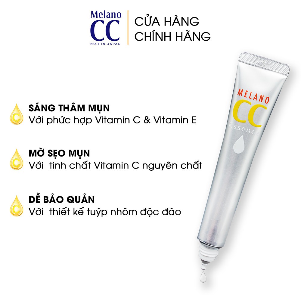 Tinh chất dưỡng trắng da chống thâm nám Melano CC Whitening Essence 20ml #4