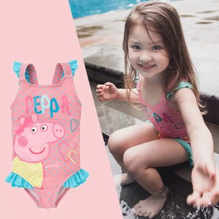 Hình ảnh Bộ đồ bơi liền thân in họa tiết hoạt hình dễ thương cho bé gái