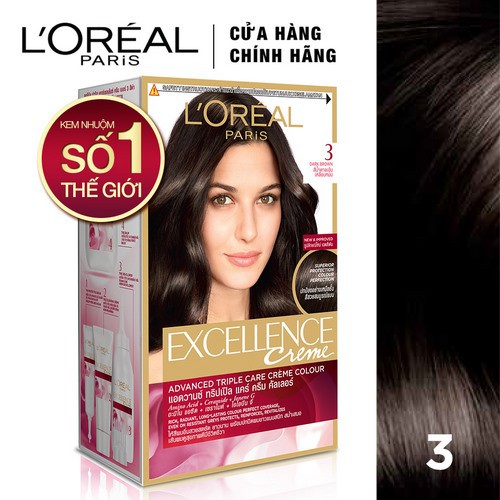 Màu nhuộm dưỡng tóc phủ bạc L'Oreal Paris Excellence Crème 172ml #7
