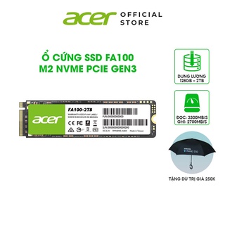 Hình ảnh [Mã INCU300 giảm đến 300K đơn 499K] Ổ cứng SSD Acer FA100 M2 NVMe PCIe Gen3 128GB - 2TB chính hãng