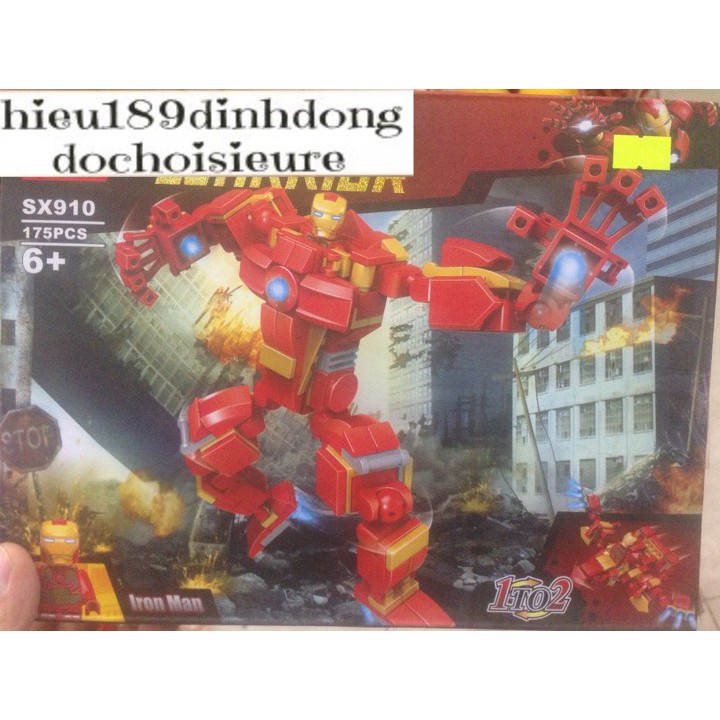 Lắp ráp xếp hình siêu anh hùng sx910