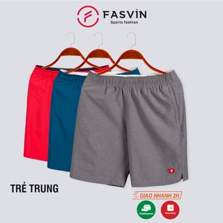 Hình ảnh Quần đùi thể thao nam Fasvin Q21430.HN vải gió chun mềm mại co giãn thoải mái, năng động trẻ trung