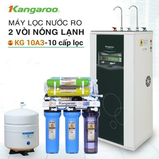 Hình ảnh Máy lọc nước Kangaroo RO 2 vòi nóng lạnh KG 10A3 - 10 cấp lọc- Bảo hành chính hãng toàn quốc