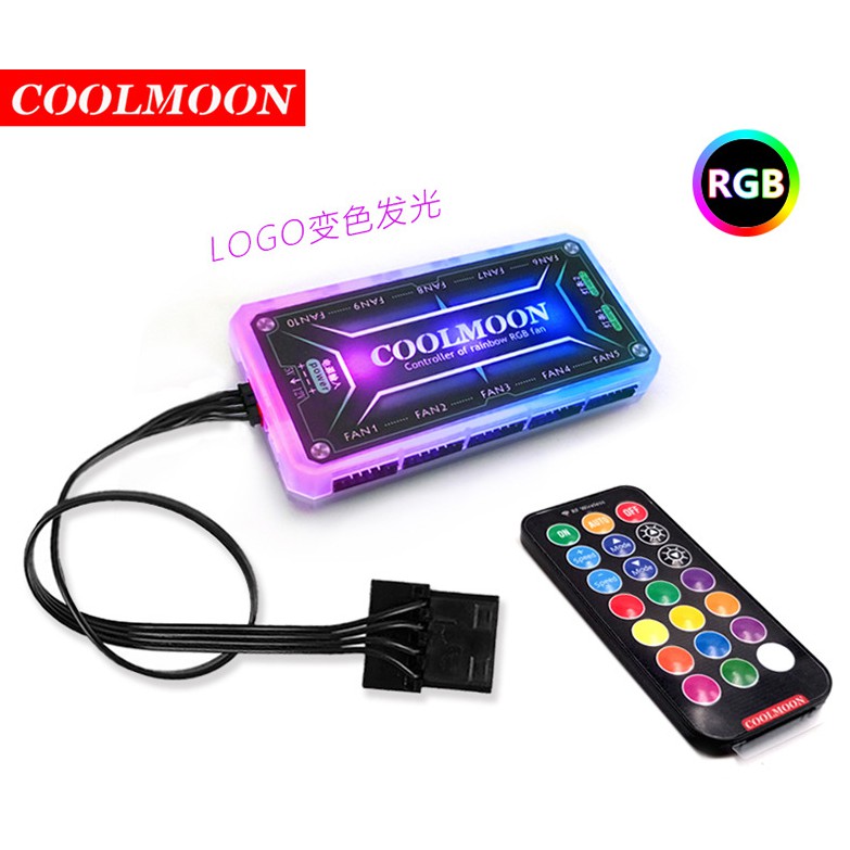 COMBO 3 Fan Coolmon Y1 kèm Hub và Remote #5