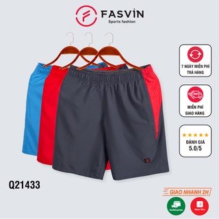 Hình ảnh Quần đùi thể thao nam Fasvin Q21433.HN vải gió chun mềm mại co giãn thoải mái, trẻ trung