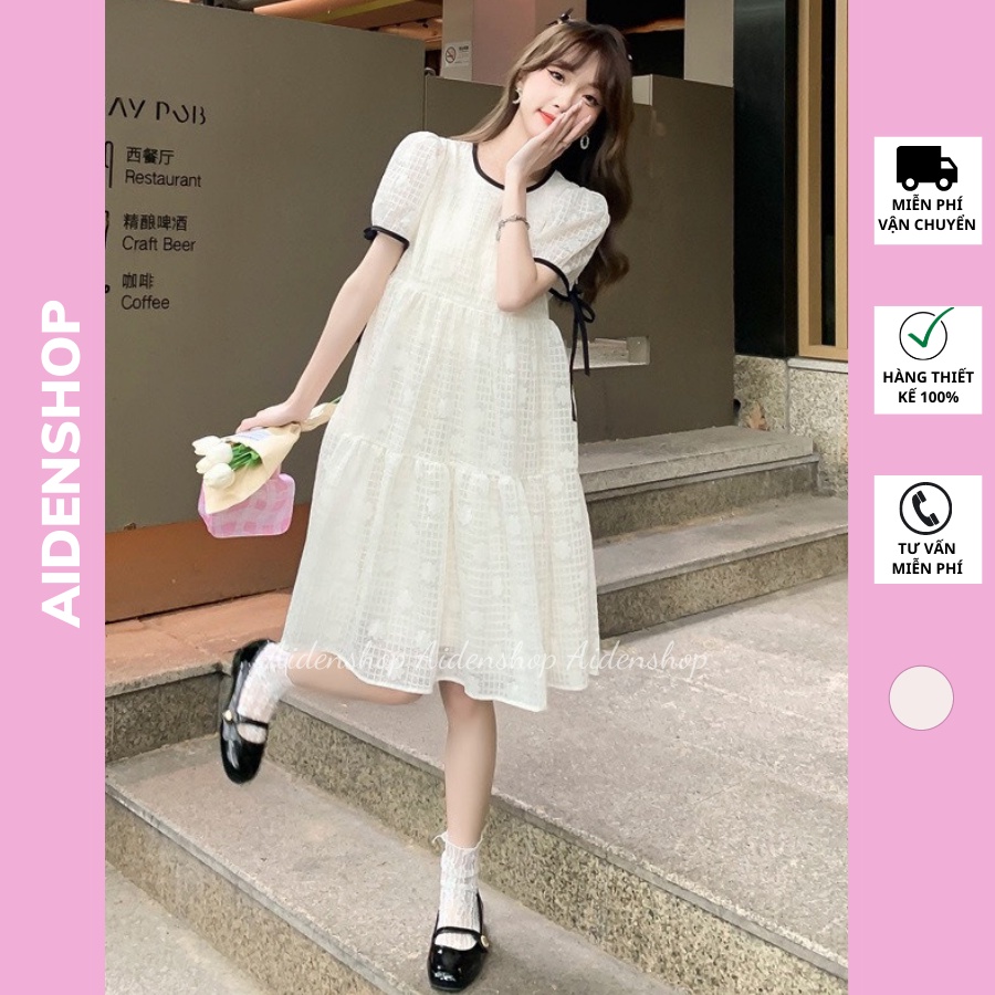 Váy bầu xinh thiết kế công sở Aidenshop Đầm bầu thời trang dự tiệc VB3