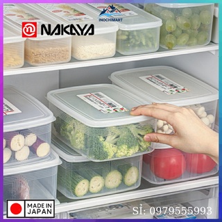 Hình ảnh Hộp đựng thực phẩm nắp dẻo NAKAYA 3 lít CHỮ NHẬT - Nội địa Nhật Bản