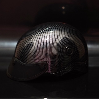 Hình ảnh Nón mũ bảo hiểm xe máy nam nữ nửa đầu CHÍNH HÃNG CAO CẤP BAO ĐẬP có lỗ thống gió | MÀU SƠN NHÚNG By Hermes Helmet
