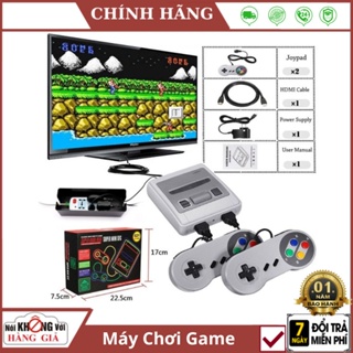 Hình ảnh Máy Chơi Game 621 trò chơi điện tử nes Chuẩn HDMI kết nối tivi 2 người chơi cầm tay giá rẻ - bảo hành 12 tháng chính hãng