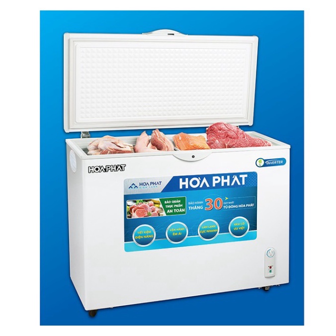 Tủ đông Inverter Funiki Hòa Phát HCFI-516S1Đ1 252 lít-Hàng chính hãng