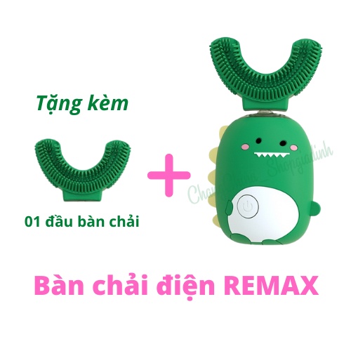 Bàn chải điện đánh răng cho bé silicon hình U Remax GH - 05