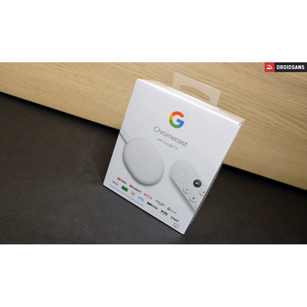 Google Chromecast with Google TV, 4K HDR, ra lệnh Tiếng Việt, có Remote thế hệ mới nhất - Android TV