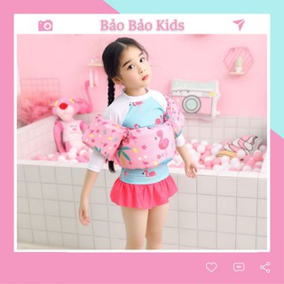 Áo phao tay liền ngực, áo phao tập bơi cho bé 2 đến 6 tuổi