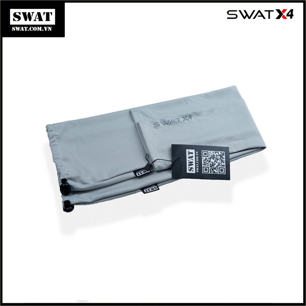 COMBO MÀU XÁM / khăn đa năng JARVAN III xỏ tai và ống tay X4 xỏ ngón