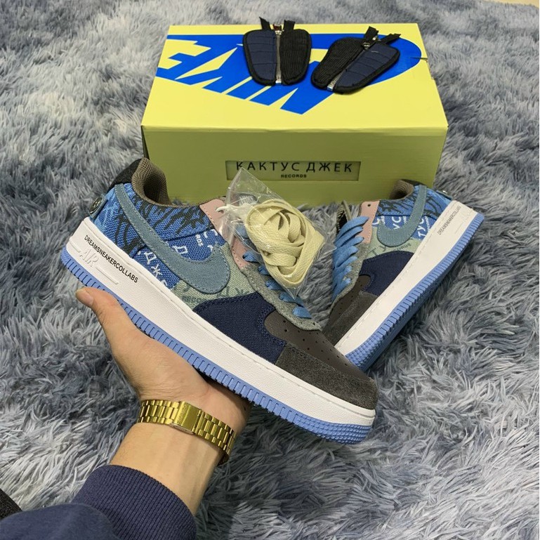GIÀY THỂ THAO SNEAKER  AF1 Low Travis Scott Cactus Jack HÀNG SC