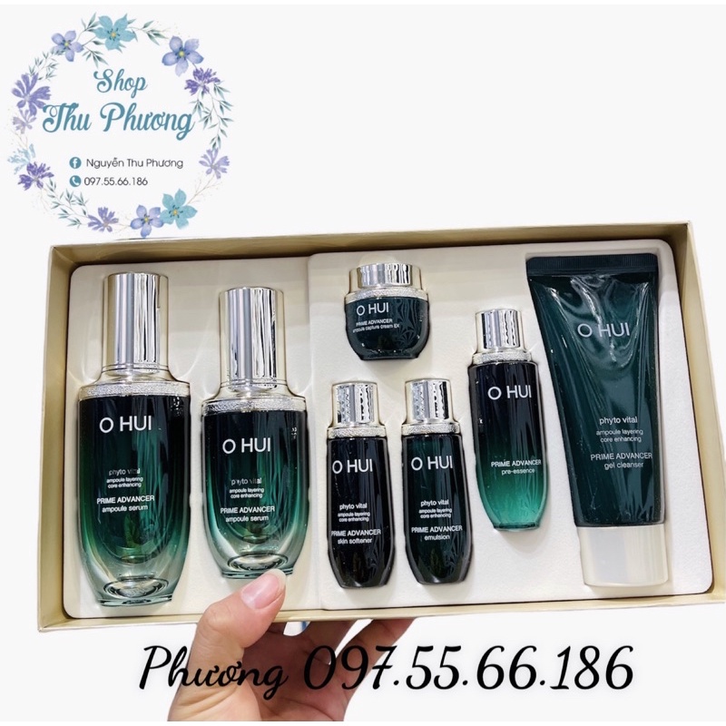 Bộ tinh chất căng bóng chống lão hóa Ohui Prime Ampoule Serum