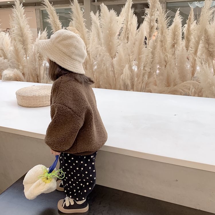 ❤Áo Len Lông Cừu Dày Dặn Họa Tiết Hoạt Hình Thời Trang Mùa Đông 2021 Cho Bé Gái