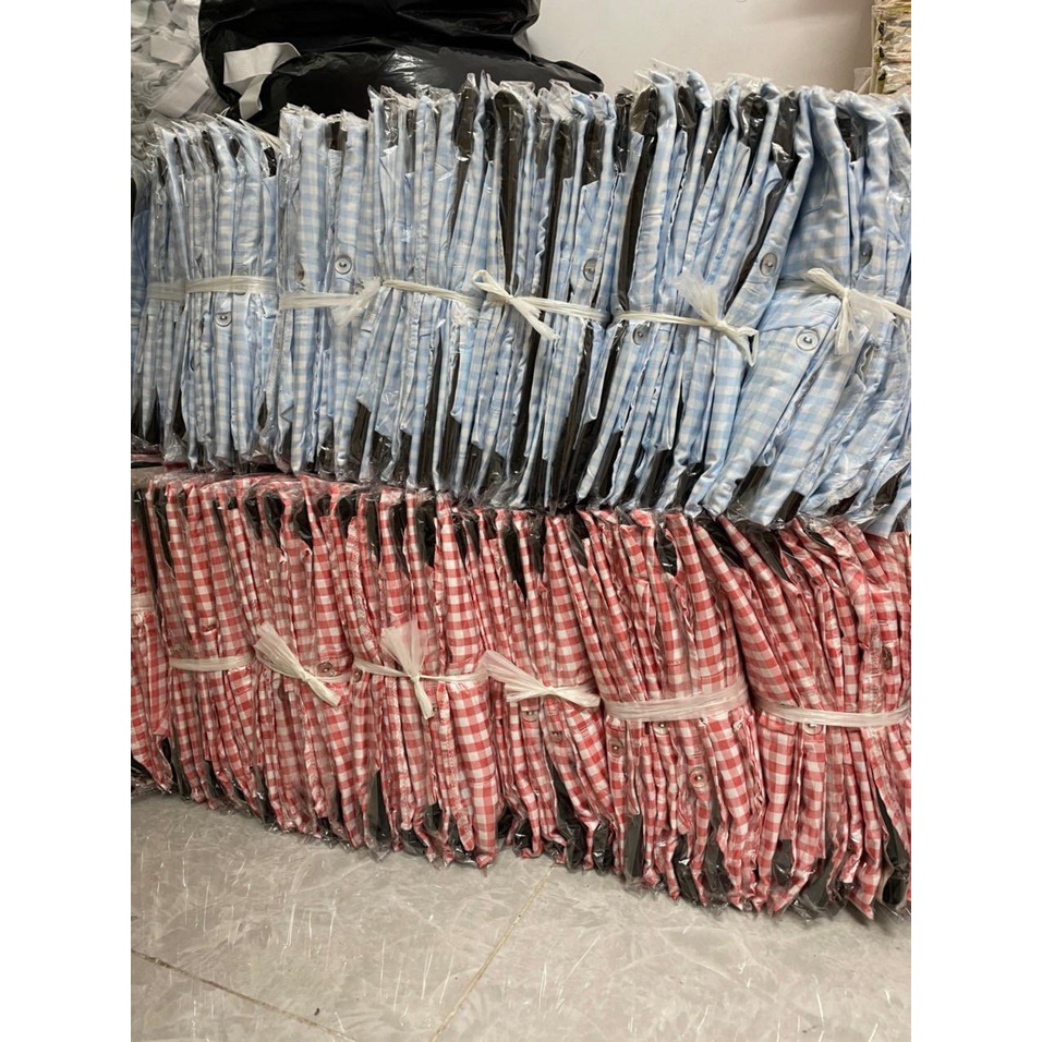 Set sơ mi ngố gấu, caro, áo dài tay cho nữ mặc đi chơi, mặc nhà, vải đẹp, giá hạt dẻ