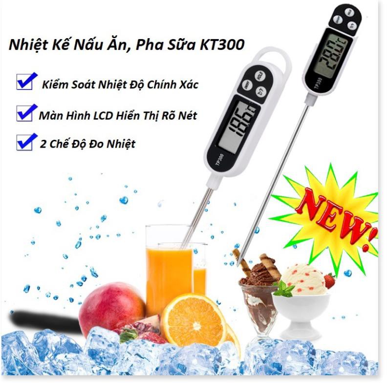 ✔️ [BH 1 Đổi 1] Nhiệt Kế Đo Nước, Nhà Bếp Nấu Ăn, Pha Sữa, Cây Đo Nhiệt Độ Cho Bé Cao Cấp, Chính Xác, Dễ Sử Dụng KT300