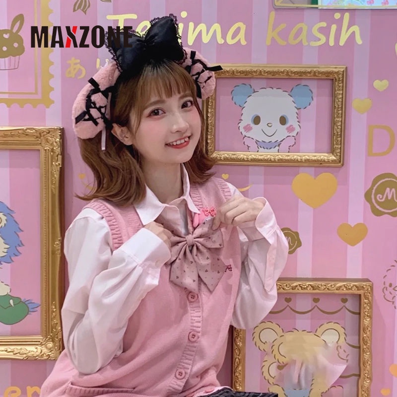 Maxzone Băng Đô Lông Xù Hình Nhân Vật Hoạt Hình My Melody Purin Dog Kitty Cinnamoroll Dễ Thương Ngọt Ngào Làm Quà Tặng Cho Bé Gái