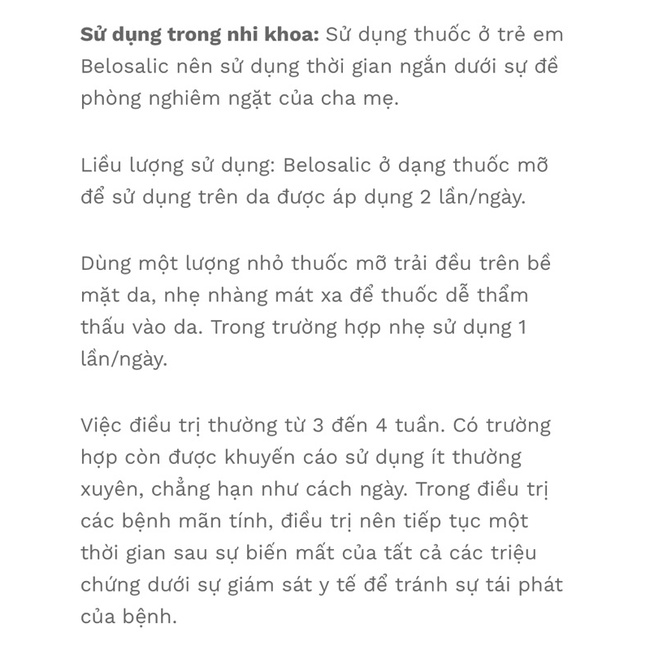 Kem bôi da cơ địa Belosalic Đa Năng Ngứa Vàng Nga